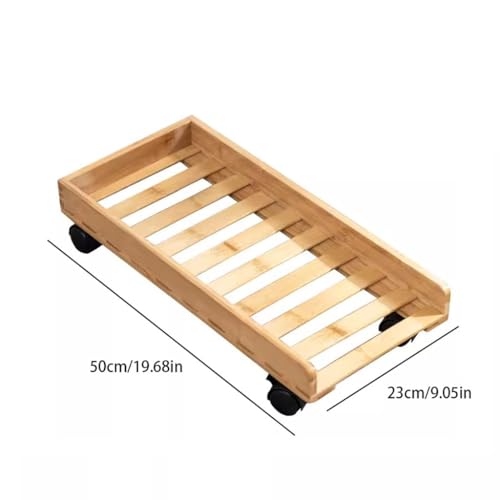 Soporte para CPU de escritorio con base removible, bandeja con polea y estante para almacenamiento miniatura 2