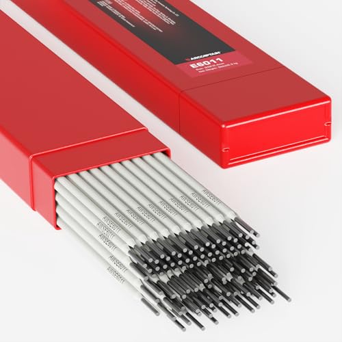 ARCCAPTAIN E6011 Welding Rod 3/32 5LB Carbon Steel Welding Sticks Electrodes Welding Rods ARC Welding Equipment