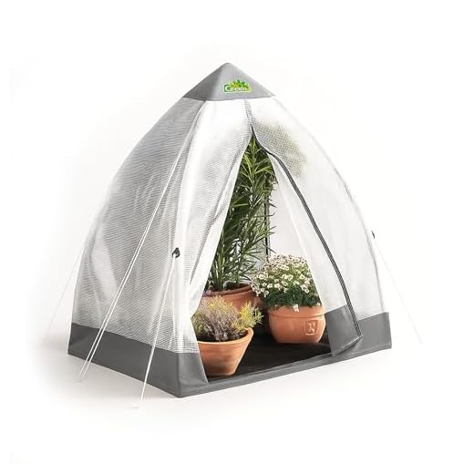 Bio Green Winterschutz Tropical Island Zelt - M- Länge 130 x Breite 130 x Höhe 150 cm