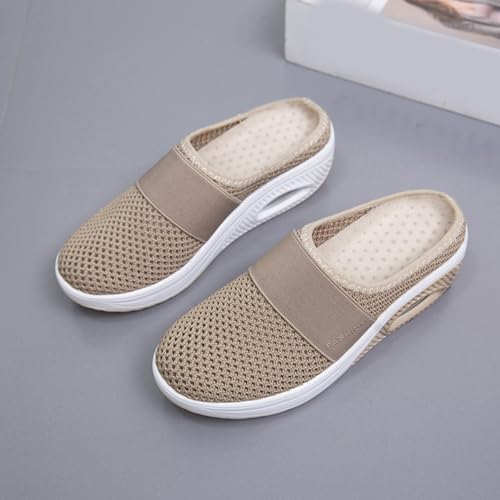 Orthopedic Slippers for Women Comfort Wear Orthowear Shoes Air Cushion Slip On Walking Slippers, Mesh Breathable Arch Support Orthopedic Sandals Summer Casual Outdoor Backless Mules2