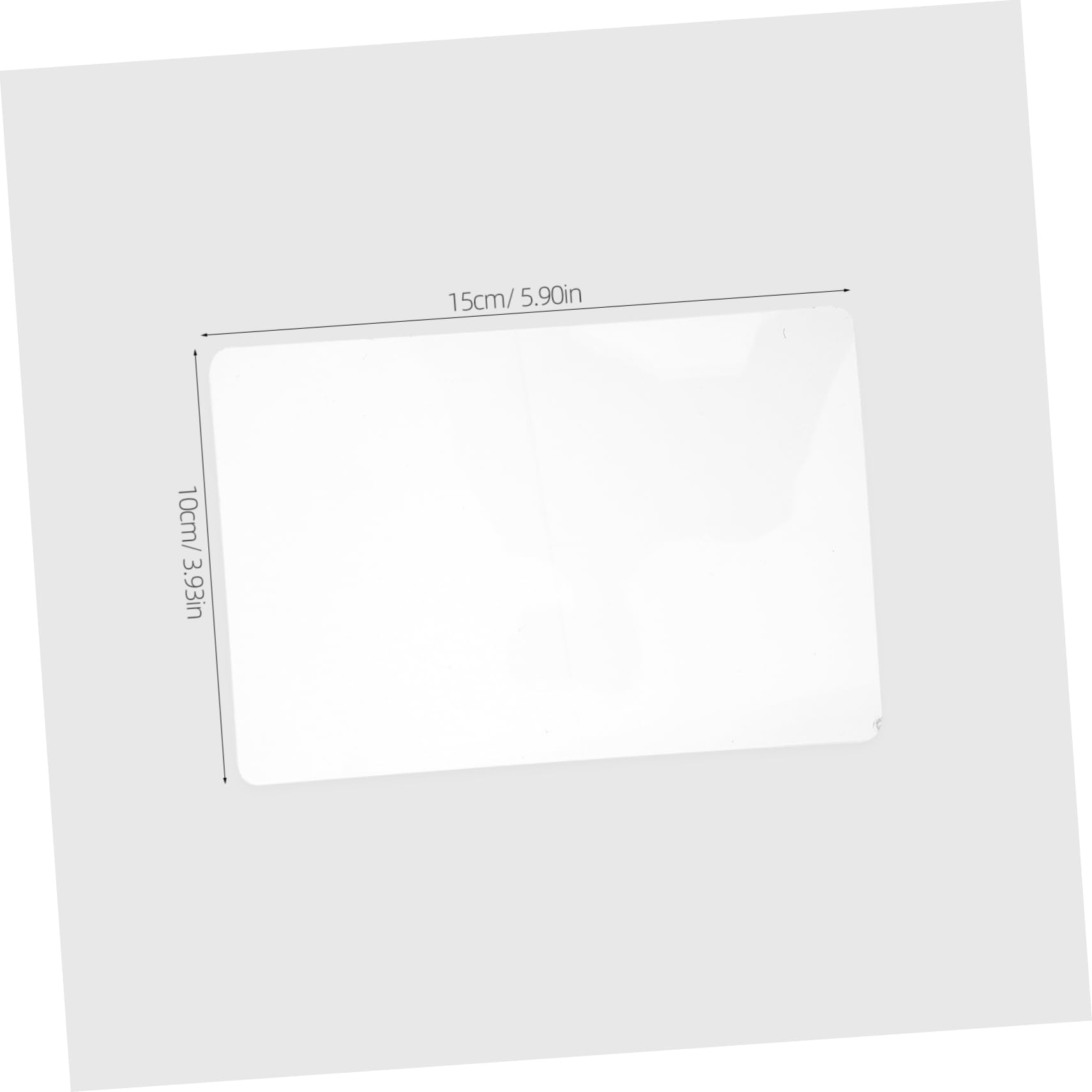 Housoutil 3pcs Transparent Acrylic Engraving Cutting Mats Die Cutting Supplies Non-slip Crafting Mats for Diy Projects Portable Durable