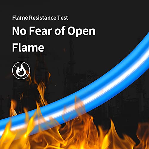 CGELE Pneumatic Tubing Blue PU Air hose Pipe Tube Kit 6mm OD 4mm ID 39.4ft/12 Meter for Air Line or Fluid Transfer