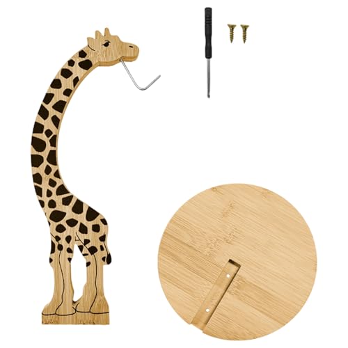 Soporte Para Plátanos, Base Antideslizante Estable, 17,7x39,5 Cm, Estante De Almacenamiento Decorativo Para Hamaca De Árbol De Plátano, Organizador En Forma De Jirafa, Construcción De Metal, Para Coci