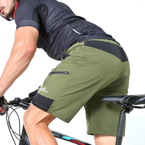 Sportneer Men's MTB Shorts with Liner