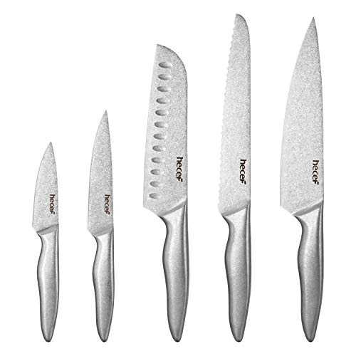 hecef Vintage Style Kitchen Knife Sets,Scratch...