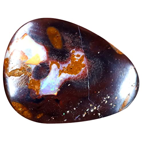 Opale Koroit australienne multicolore de 5,06 ct, l'éclat d'une pierre précieuse poétique