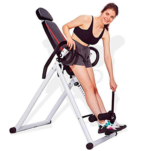 HAIPHAIK Heavy Duty Inversion Tabl - Adjustable Inversion Therapy Table,Back Stretcher Machine for Pain Relief Therapy