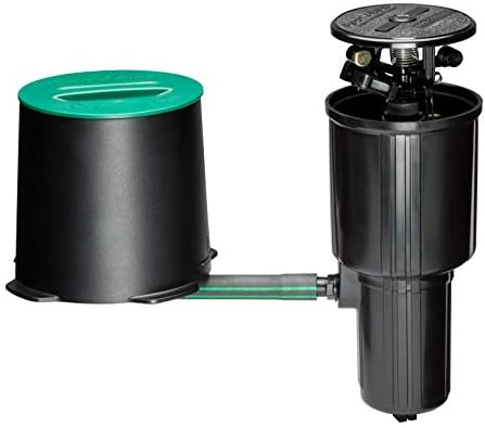 Rain Bird LG3HE In-Ground Impact Sprinkler with Click-N-Go Hose Connect, Kit, Black