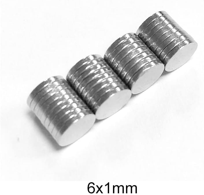 50~2000pcs 6x1 mm Neodymium 6mm x 1mm Permanent Small Round 6x1mm Thin Magnetic 6 * 1 mm magnet(1000PCS)