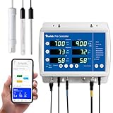 Bluelab Pro Controller Wi-Fi Fully Automated 24/7 Digital Monitor for Hydroponics Multi-Nutrient & pH Dosing with EC Temperature Probe and Edenic Remote Monitoring Essential for Agriculture