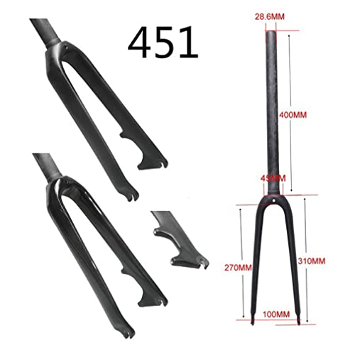 Fourche carbone 20 vélos pliables frein à disque rigide