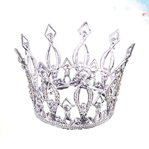Minkissy corona diadema cristallo strass diadema
