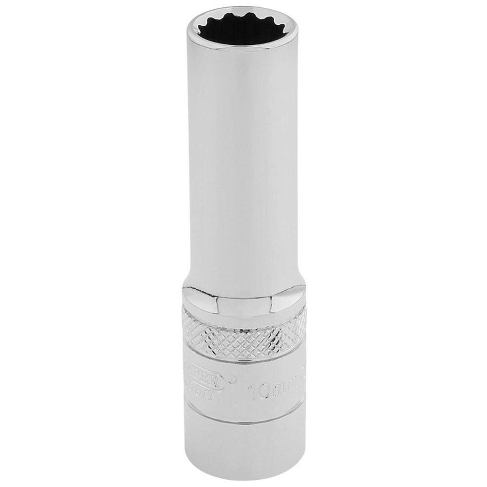 Draper 32819 Draper HI-TORQ®12 Point Deep Socket, 3/8"" Sq. Dr. 10mm