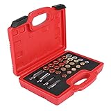 Kit de inserción de rosca: proporciona roscas más gruesas y suficientes tornillos de tapón de drenaje de repuesto, que se pueden reemplazar cuando tus roscas existentes están dañadas o desgastadas. Instala el tapón de drenaje de aceite y la arandela recién proporcionados.