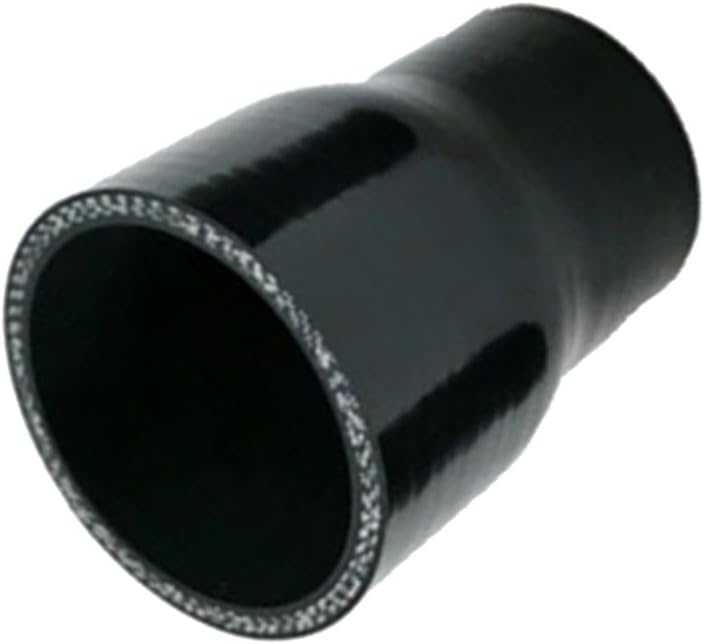 Mangueira Redutora Reta de Silicone Reforçado AotoKoop 25 a 38 mm Preta – 1 unidade