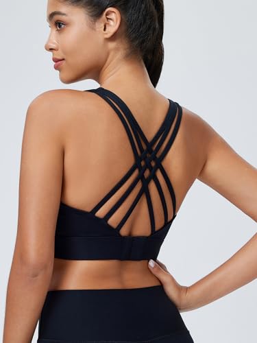 High Impact Sports Bra for Women High Support Molded Cups Strappy Women’s Sports Bra for Workout,Training and Running3
