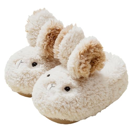 Toddler Slippers Boys Girls Kids Cartoon Winter Warm Plush Shoes Household Indoor Shoes