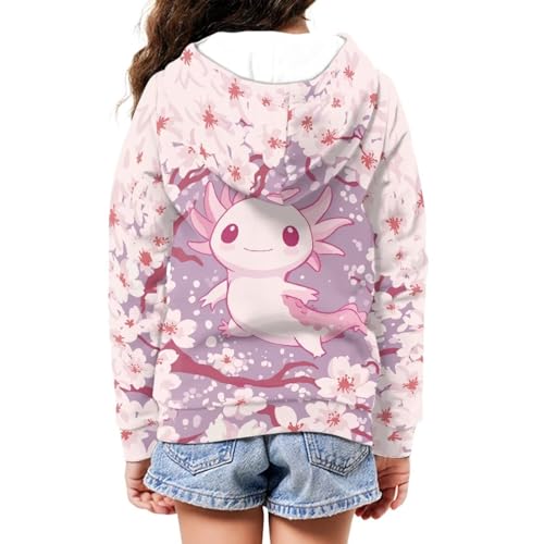 Image of Unisex Zipper Sweatshirt Boys Girls Hooded with 2 Pocket Pullover Hoodies for 6-16Y Kids