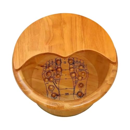 Bañera de madera para spa de pies con tapa miniatura 6
