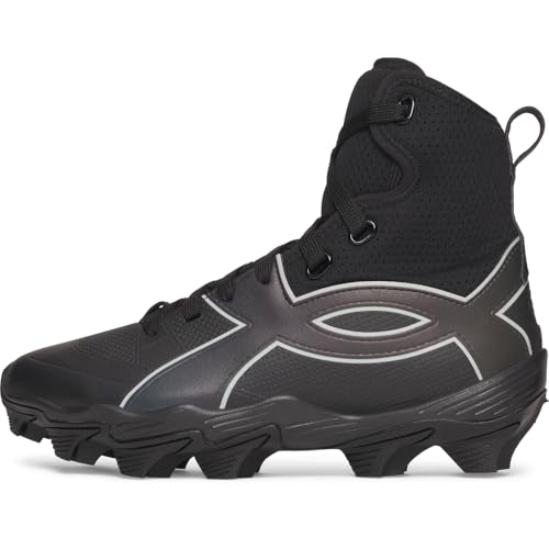 Under Armour Boys' Highlight RM JR Football Cleats, 001 Black, 1.5