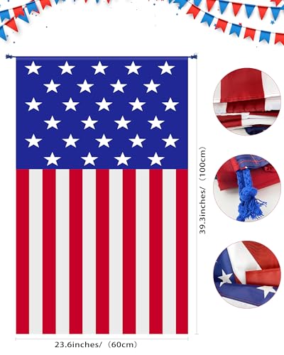 Capa de disfraz con bandera americana para niña miniatura 5
