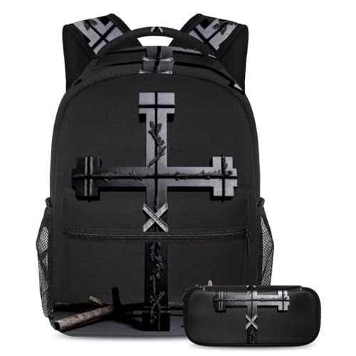 Sac à dos avec trousse pour l'école et les sorties ados