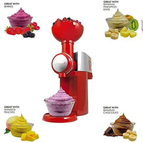 BATIVE Gefrorene Frucht-Eismaschine, 180-W-Gefrorene Joghurtmaschine, Einfache 1-Touch-Bedienung, Automatisches DIY… – Bild 6