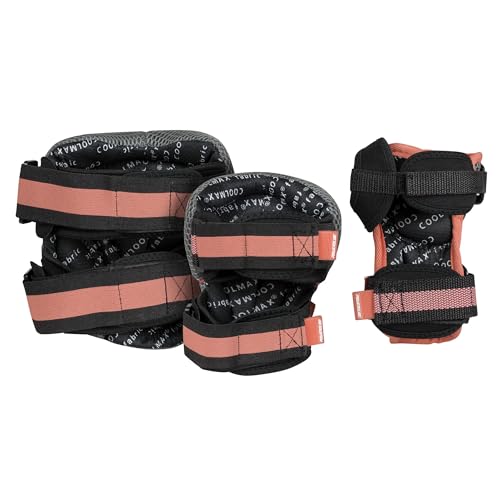 Powerslide Pro Women 903255 XL Protective Set for Inline Skates and Roller Skates Grey / Green, Grey/Teal - Image 4