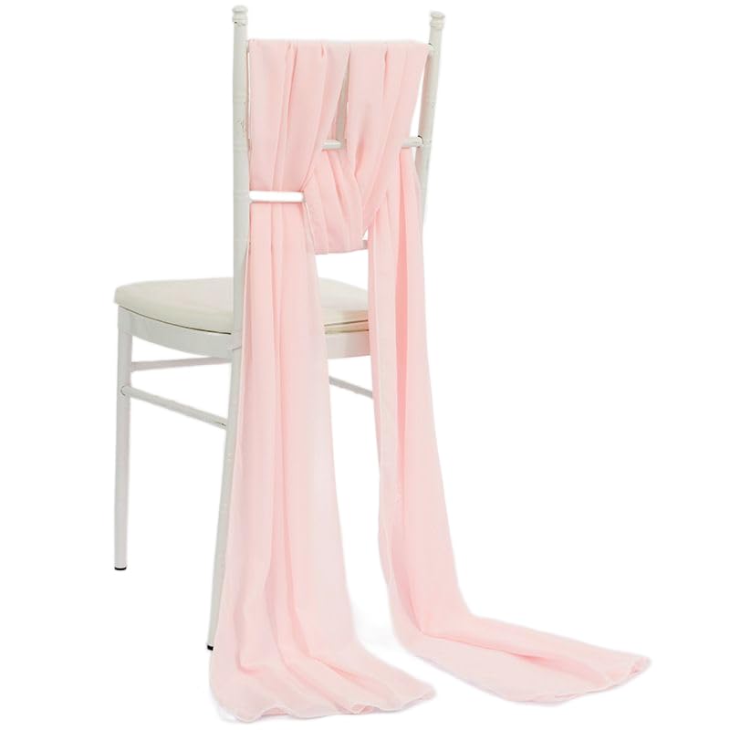 WEIDU 10 szt. dekoracja krzesła weselnego szyfonowe szarfy na krzesło węzły opaski krzesła kokardy na wesele bankiet wydarzenie baby shower krzesła dekoracje