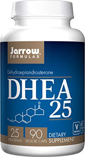 Jarrow Formulas DHEA (Dehydroepiandrosterone), 25mg, 90 Capsules (Pack of 2)