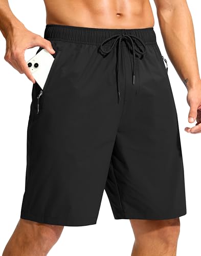 G Gradual Men's Swim Trunks 9' Quick Dry Swimming Board Shorts with Zipper Pockets Swimwear Bathing...