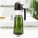 Öl Sprühflasche,470ml Ölsprüher für Speiseöl Glas ,2 in 1 Ölsprüher für Speiseöl Glas,Zusätzlich Ölbürste und Reinigungsbürste, Ölspray zum Kochen für Salat, Grillen, Backen in der Küche (Olive Grün)
