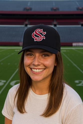 Gorra deportiva South Carolina ajuste snapback negra miniatura 3