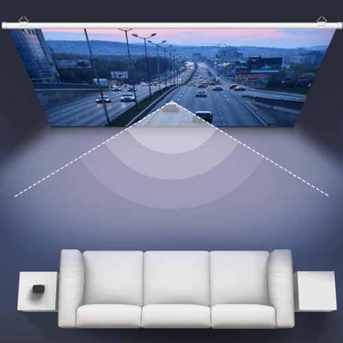 Pantalla de proyector manual 60in 16:9 miniatura 6
