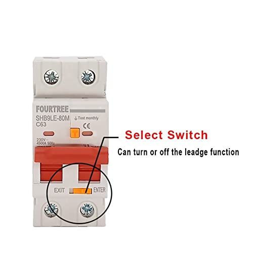 Interrupteur de fuite RCBO disjoncteur 25A résout les défauts de terre - 5