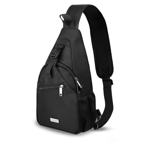 AMJ Tactical Chest Sling Bag for Men,Theft Crossbody Bag,Lightweight Hiking Shoulder Pack for Cycling, Travel, Camping