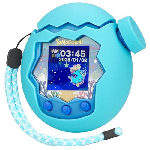 保護ケース シリコン カバー ソフト 【新登場】 4色 柔らかい 紛失防止ストラップ付き 防衝撃 落下 指紋防止 防汚 防水 全周囲保護 簡単装着 クリア  カラフル 対応 (アクアブルー（水色）)