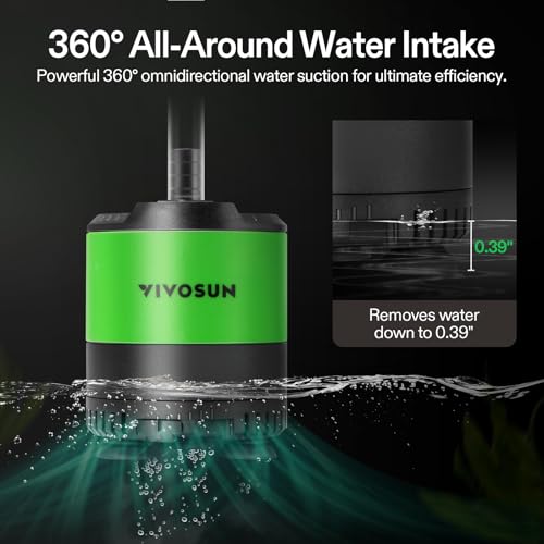 Image of VIVOSUN 660GPH Sub Water Pump for Fish Tank, Pond, Aquarium, Hydroponics (Pack of 2)