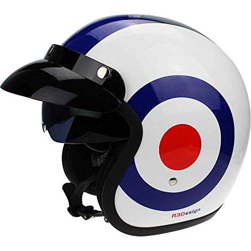 Viper RS-V06 Open Face Scooter Motorcycle Motorbike Helmet - Target -...