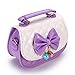 Hipiwe Little Girls Crossbody Purses for Kids - PU Leather Cute Crossbody Shoulder Bags Bowknot Children Handbag for Baby Girls (Purple+White)
