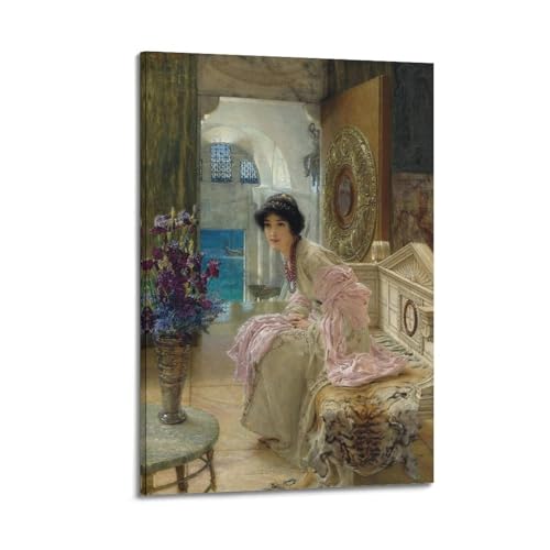 Poster Alma-Tadema Watching And Waiting pour créer une ambiance salon élégante