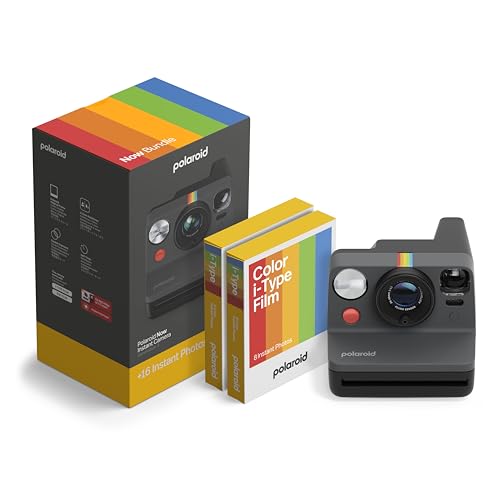 Polaroid Now 3rd Generation I-Type Instant Camera + Film Bundle