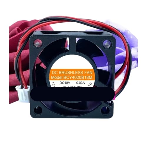 Ventilador de refrigeración BCY4020B18M CC 18V 0,03A de 2 cables y 40x40x20mm 2