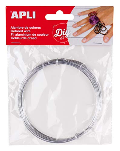 Apli 946045 - Wire Color Silver 1.5mm 5m