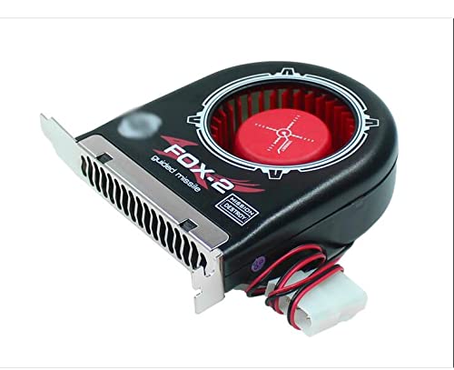 Ventilador Fox-2 de chasis para ordenadores de oficina que sufren calor