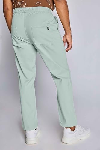 Image of FTX Men Solid Cotton Regular Fit Multicolor Track Pant