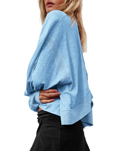 Image of Panadila Womens Open Back Workout Tops Long Sleeve Shirts