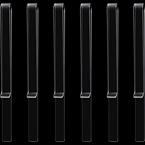 6 Pieces Music Clips Music Stand Clips Music Page Holder Clips Clear Acrylic Read Music Page Wind Clips for Music Read