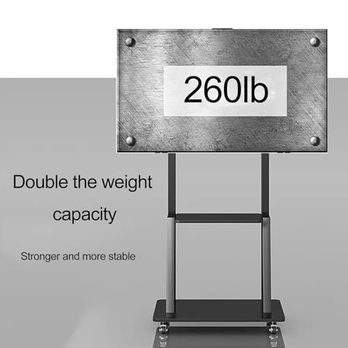 Soporte de TV rodante para pantallas LED de 32-75 pulg miniatura 5