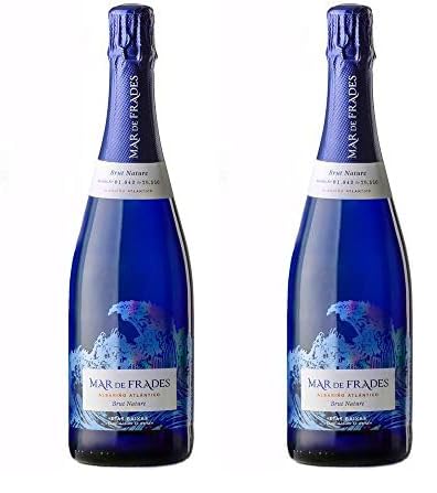 Mar De Frades Brut Nature, Espumoso Albariño - 750 Ml Paquete De 2 Mar De Frades Brut Nature, Espumoso Albariño - 750 Ml Paquete De 2